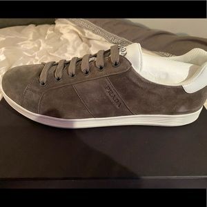Grey Prada sneakers - suede